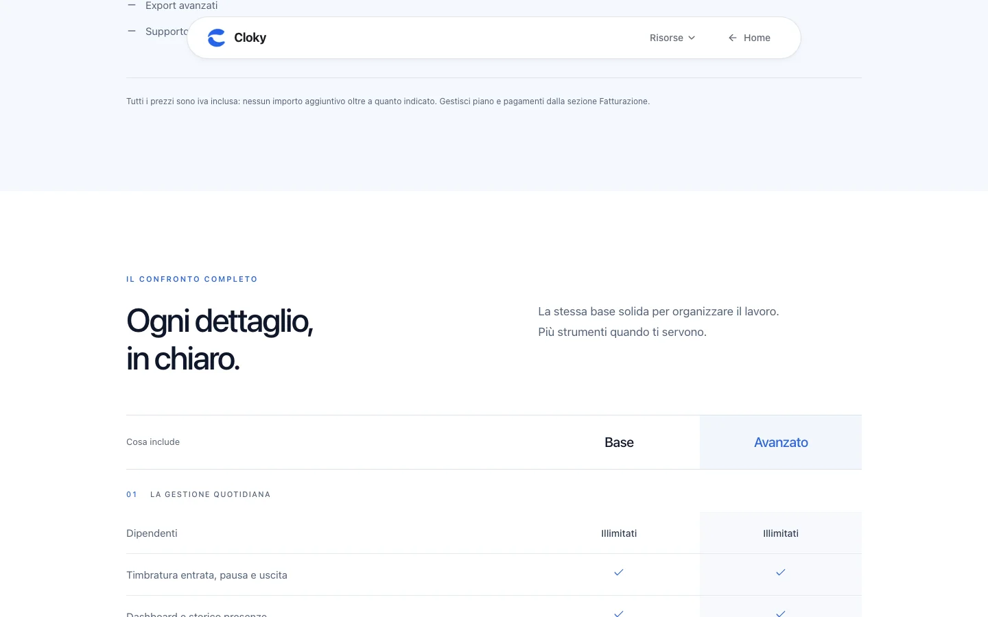 Schermata: Come scegliere il piano e attivare l'abbonamento
