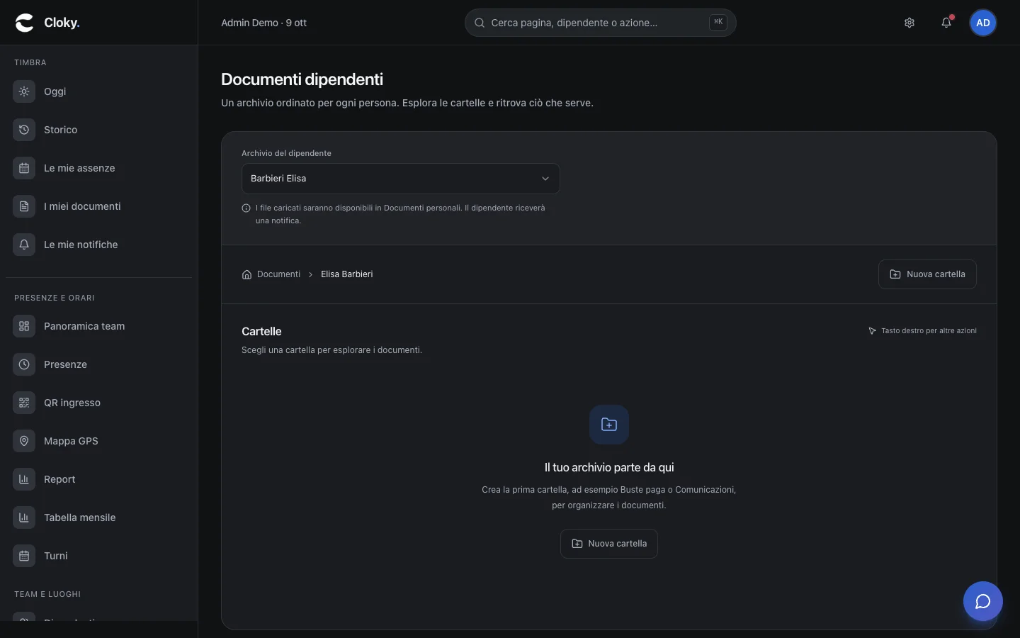 Schermata: Come organizzare le cartelle dei documenti